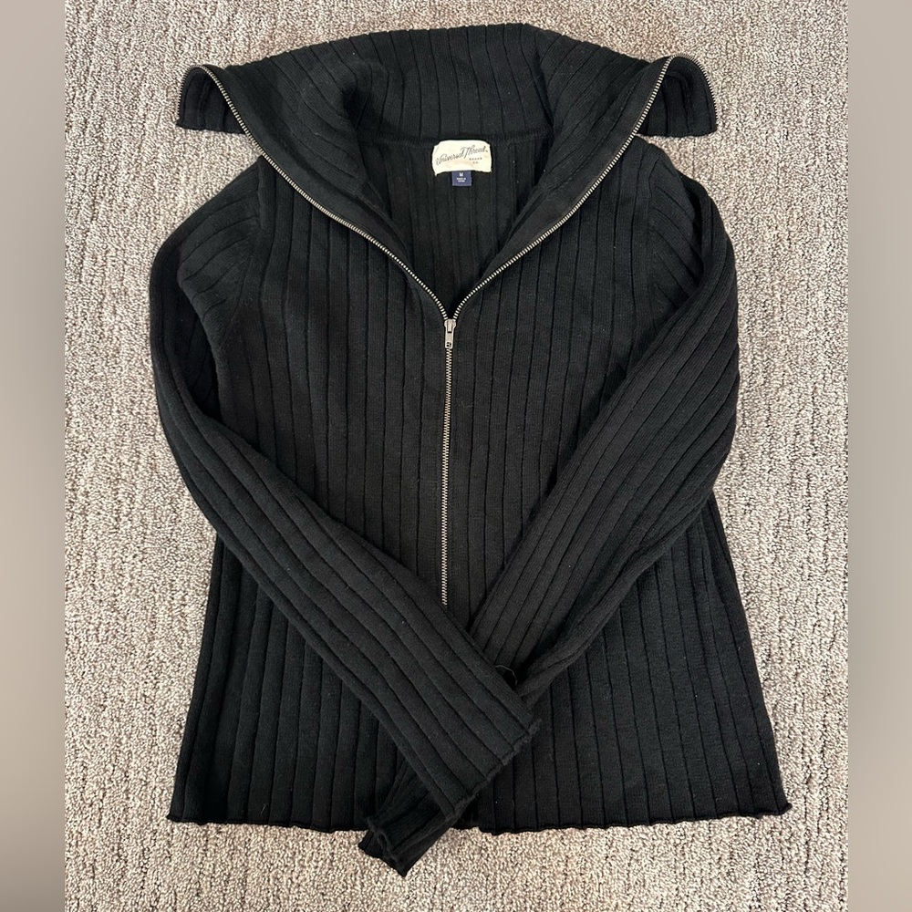 Universal Thread Dark Ribbed Turtleneck Sweater